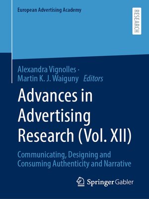 cover image of Advances in Advertising Research (Volume XII)